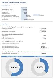 bereken hypotheekrente