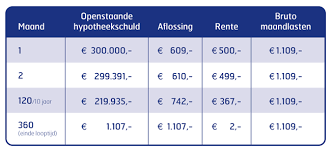 bereken netto hypotheek
