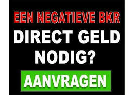 geld lenen met bkr negatief