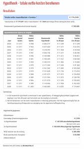 wat kan ik lenen hypotheek