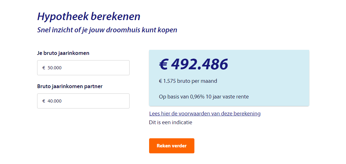 berekenen oversluiten hypotheek