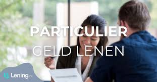 geld lenen bij particulier