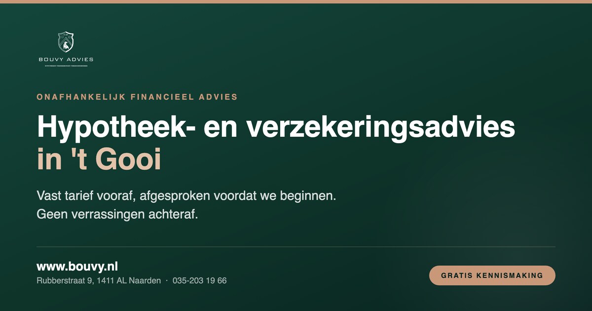 kosten hypotheek adviseur